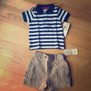 Ralph Lauren 2 Piece Shirt and Shorts